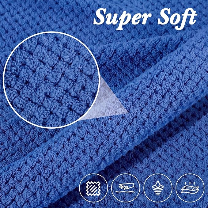 Newwiee 4 Pcs Oversized Bath Towel 40'' x 80'' Bath Sheet,Vivid Colors | Fluffy Microfiber Quick Dry, Extra Large Bathroom Towel, Soft Absorbent Adult Shower Sheet, Fall Halloween Decor, Spa Beach - Image 3