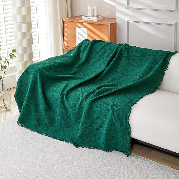 AIVIA Armless Loveseat Cover Sheet Blanket, Anti Slip Throw Cushion Covers for 2 Seater Armless Couches, Love-Seat Furniture Decor Slipcovers Protector for Dogs Cats (71” x 91” Blackish Green) - Image 7
