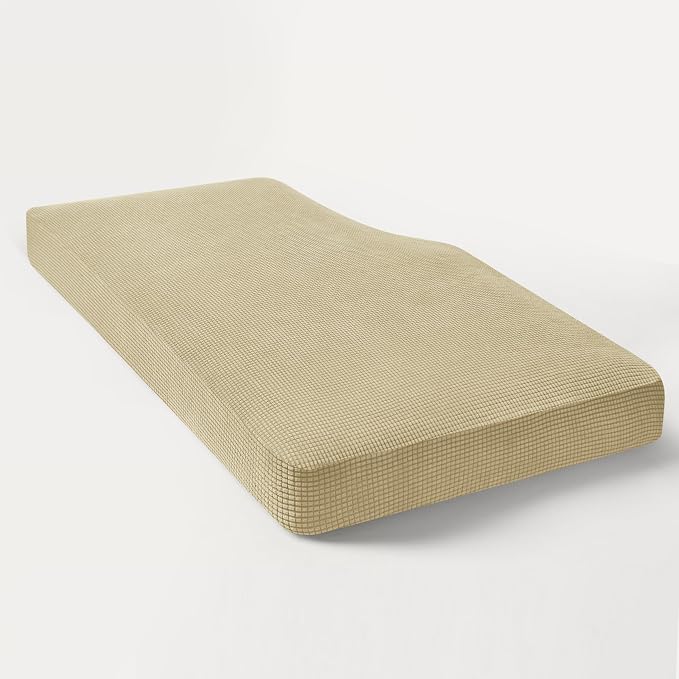 Hokway Stretch Chaise Cover Individual Couch Cushion Slipcovers Reversible Cushion Protector Slipcovers Sofa Cushion Protector Covers (Chaise Cover, Sand) - Image 7