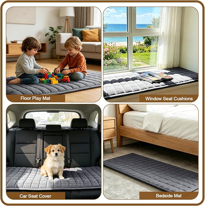 HAOYONG Couch Covers for Dogs Washable, Non Slip Fuzzy Durable Couch Covers for Loveseat Sofa Pet Friendly Furniture Protector Covers Dog Mat for Couches (Dark Gray, 27.6"×59.1") - Image 5