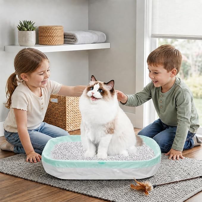 50 Count Extra Large Litter Box Liners, 46x19 Inches – Extra Thick, Heavy Duty - Image 8