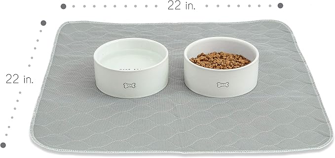 rocket & rex Grey Washable Reusable Pee Pads, Leak-Proof (22x22, 2pk) | For potty training, whelping & crate lining. OEKO-TEX, chemical-free. - Image 7
