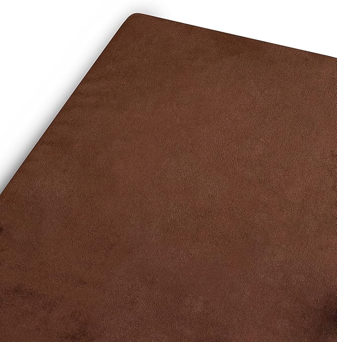 BIRDROCK HOME 2" Memory Foam Dog Bed | Ultra Soft Plush Pet Bed | Removable Cover | Pet | Crate Bed (34 x 22, Brown) - Image 7