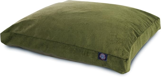 Majestic Pet Villa Rectangle Dog Bed Washable – Non Slip Comfy Pet Bed – Crate Bed with Removable Washable Cover – Kennel Bed for Sleeping, Polyester Fiber, Large, Fern - Image 2