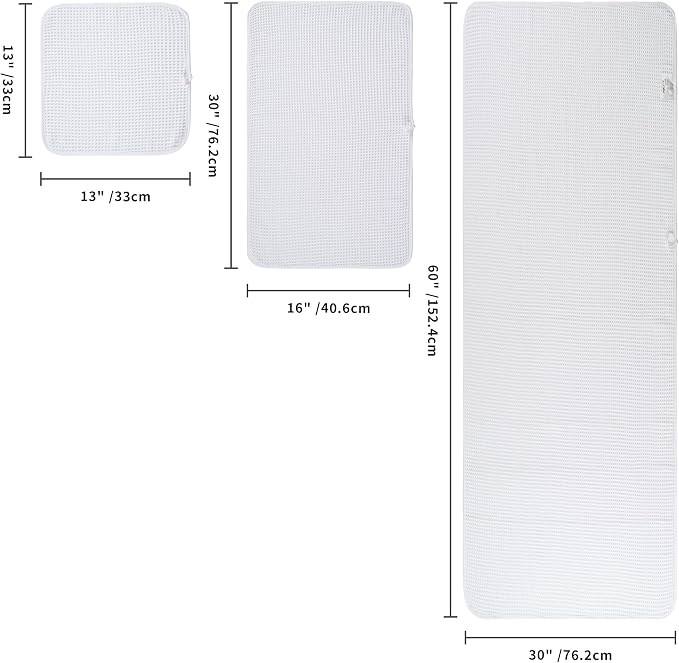 POLYTE 430 GSM Microfiber Quick Dry Lint Free Oversize Bath Towel Set, 6 Piece (Waffle Weave) - Image 2