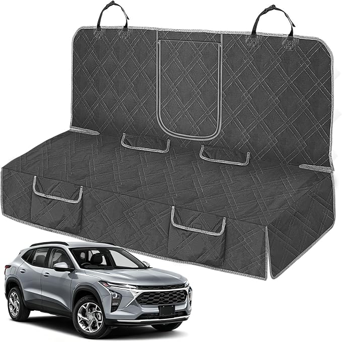 Dog Car Seat Cover for 2017-2026 Chevy Trax | Waterproof Pet Bench Seat Cover for Back Seat, 600D Heavy Duty Scratch Proof Nonslip Truck Seat Covers for Dogs by Kistrba