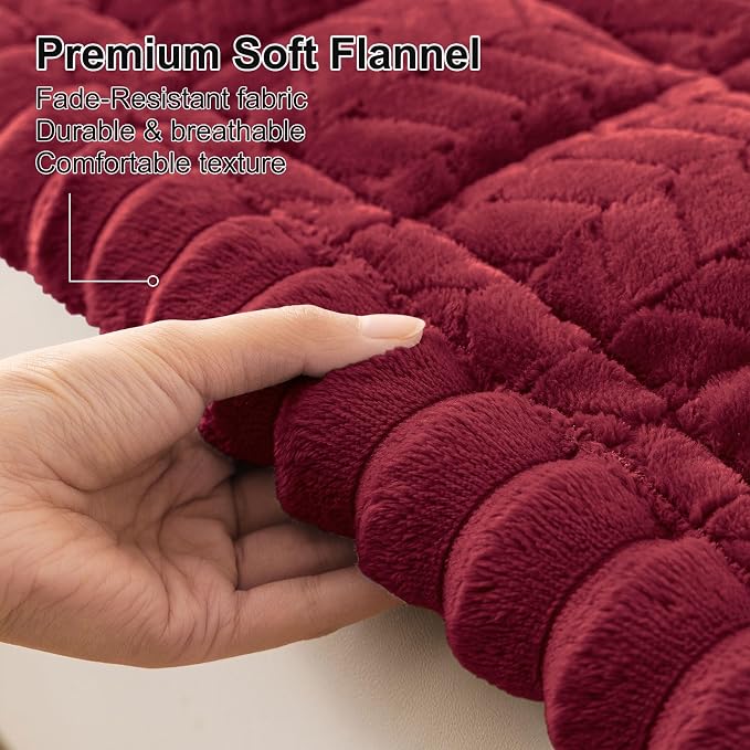 Smiry Couch Cover for Dogs, Non Slip Fuzzy Pet Sofa Covers Washable | Sofa Slipcovers for 2-3 Cushion Couch, Soft Thick Furniture Protector for Cats Dogs, Against Fur, Dirt, Scratch (35.4"x63") - Image 2