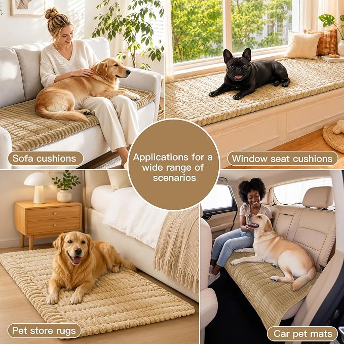 Couch Cover for Dogs, Sofa Cushion Cover, Pet Furniture Protector, Washable | Washable, Non Slip, Soft, Stretch Furniture Protector, Scratch Resistant, Pet Sofa Cushion Cover - Image 4