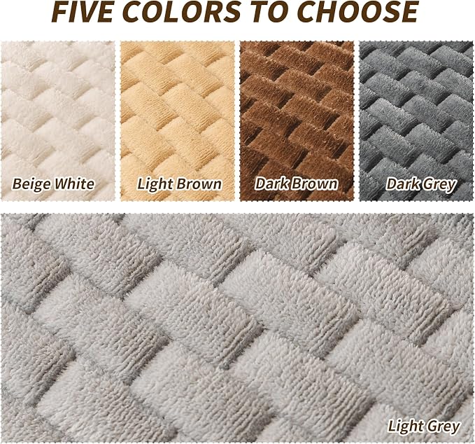 Couch Covers for Dogs Washable, Velvet Dog Couch Cover Protector, Fuzzy Plush Pet Sofa Cover for Backrest Armrest, Sofa Covers for Pets(1,Light Grey,27.6"x27.6",Single Seater) - Image 4