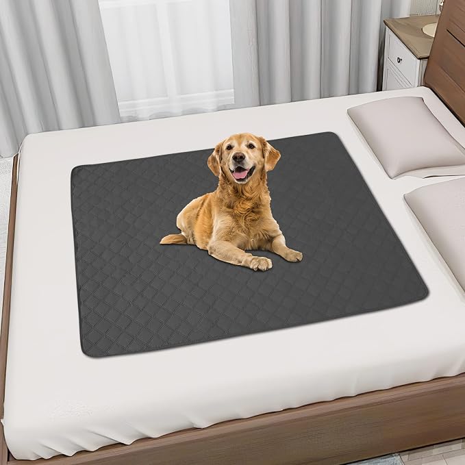 Easy-Going 100% Waterproof Dog Bed Cover, Non-Slip Pet Blanket for Furniture, Washable Couch Cover, Repleasement Sofa Cover (40X50 in, Dark Gray) - Image 3