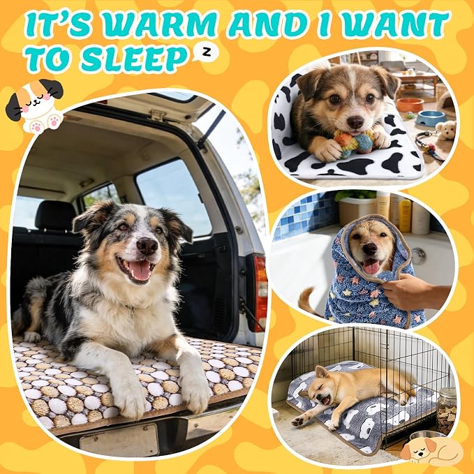 Eilyliafe 6 Pcs Guinea Pig Blankets Bedding Small Animal Cage Liners Sleep Mat Absorbent Reusable Pet Pee Bedding Pad Cover for Hamster Ferret Chinchilla Rabbit Hedgehog (14 x 28 Inch) - Image 6