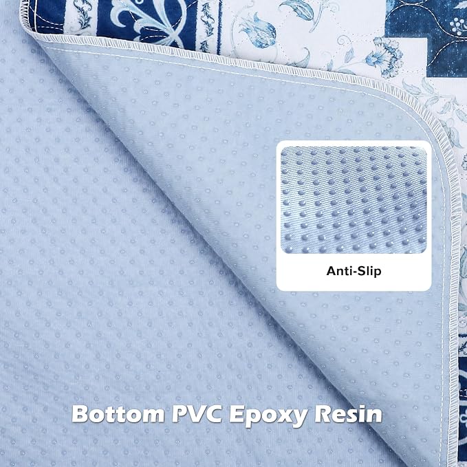 INVENHO 2PACK Washable Pee Pads for Dogs, Reusable Dog Pads Upgrade Non-Slip Dog Pee Pads Heavy Absorbency Puppy Pee Pads Quick Dry Whelping Pads/Waterproof Puppy Training Pad - Image 4