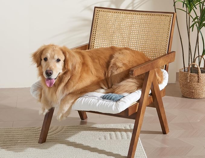 Couch Cushion Cover for dogs Sofa Cover Washable Pet Love Seat Couch Covers for Sofa Slipcovers Couch Protector Blanket for Dogs Sofa Cushion Covers for Pets Washable Pad Blue Grey 70x70cm/27.6x27.6in - Image 7