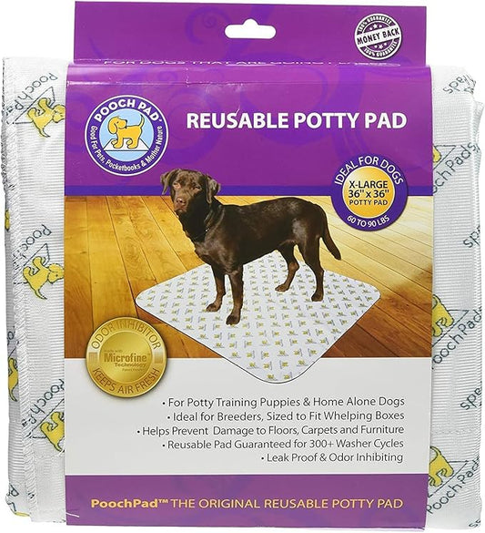 PoochPad Original Washable, Reusable Dog Potty Pad, X-Large | Super Absorbent Puppy Pad, Leakproof Design, Unmatched Odor Control, Easy to Clean, Dog & Puppy Pee Pad for Potty Training by RevivalAnimalHealth