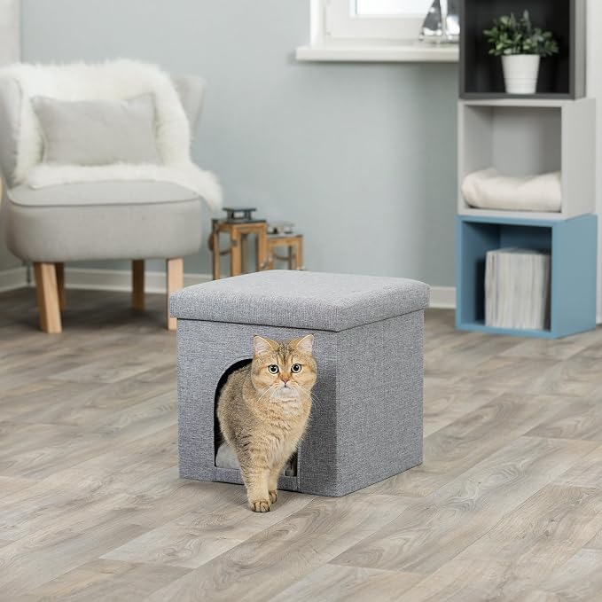 Trixie Alois Cuddly Cave, 38 x 40 x 38 cm, Grey - Image 5