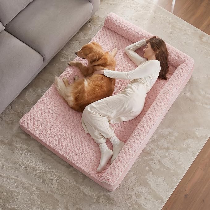 BFPETHOME Orthopedic XXL Dog Beds Large Sized Dog, Washable Dog Sofa Bed | Removable Cover, Waterproof Lining, Non-Slip Bottom, Large Pet Couch for Big Dogs, Cozy Shared Sleeping Dog Bed for Indoor - Image 5