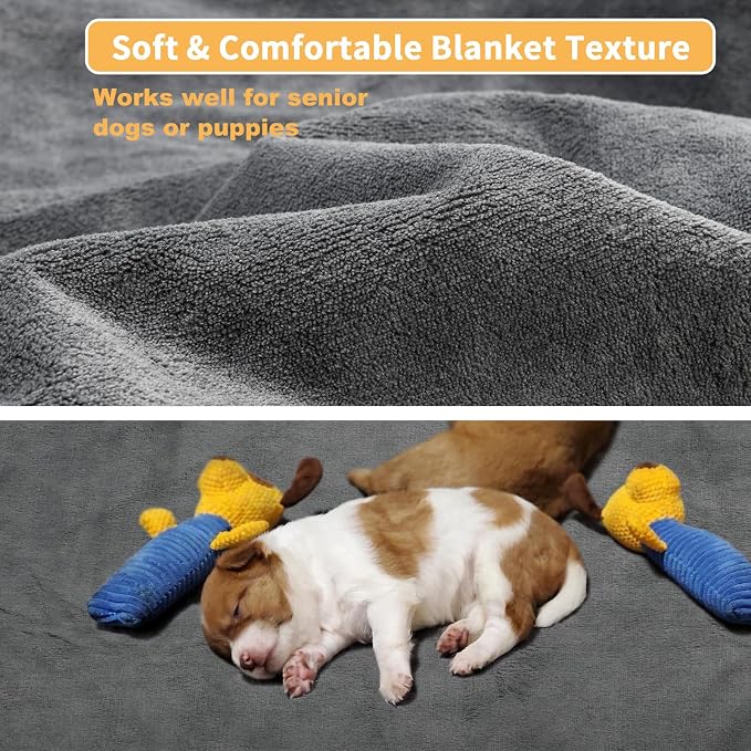 Washable Pee Pads for Dogs 72x72 Extra Large, Non-Slip, Leakproof Dog Mat | Waterproof, Reusable Whelping Pads, for Potty Training, Playpen, Whelping, Senior Dog Incontinence, Order Control, Fast Dry - Image 3