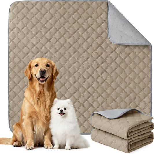 Eterish Reusable Washable Pee Pads for Dogs Large/Extra Large 36'' x 41'' 2 Pack, Absorbent Pet Puppy Dog Training Pads Non-Slip, Waterproof Whelping Potty Pads for Dogs Leak-Proof by Eterish