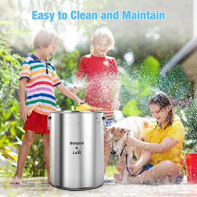 25 Lbs Large Stainless Steel Dog Food Storage Container with Lids Airtight to Keep Food Fresh, Metal Pet Food Bin Claw Handle Easy Clean & Use for Big Dog Multiple Pet, Long-Lasting Cat Food Storage - Image 6