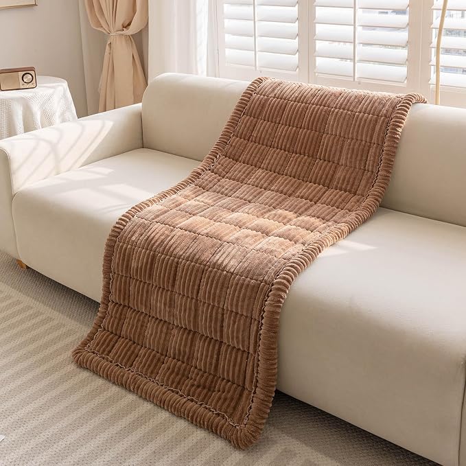 Couch Cover for Dogs Washable, Non-Slip Pet Couch Covers for Sofa, Fuzzy Dog Couch Cover Blanket for Furniture Protector (Z-Coffee, 27.6" x 82.7"/70 x 210cm) - Image 7
