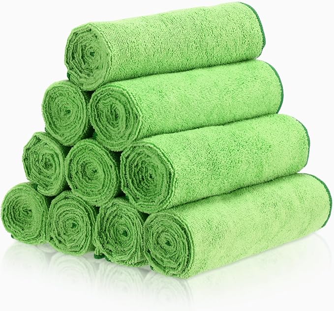 Shimeyao 40 Pack Bleach Proof Towels Microfiber Absorbent Resistant Hair Hand Towels Bulk Quick Dry for Barber Gym Bath Spa Shaving (Sage Green,16 x 29 Inch) - Image 4