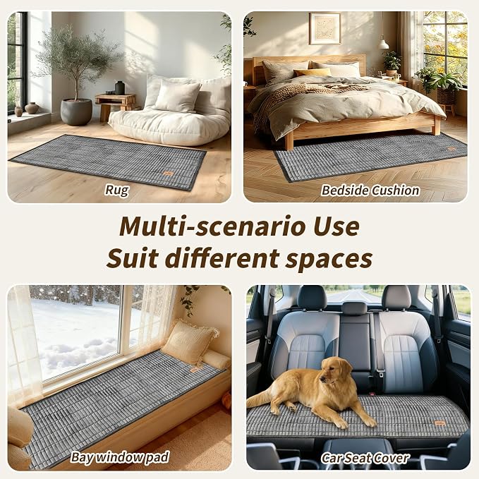 Couch Covers for Dogs, Velvet Dog Couch Cover, Pet Couchs Covers for Backrest & Armrest, Couchs Protector for Dogs, Sofa Cover for Pets Washable(1PC,Dark Grey,27.6"×27.6",Single Seater) - Image 7