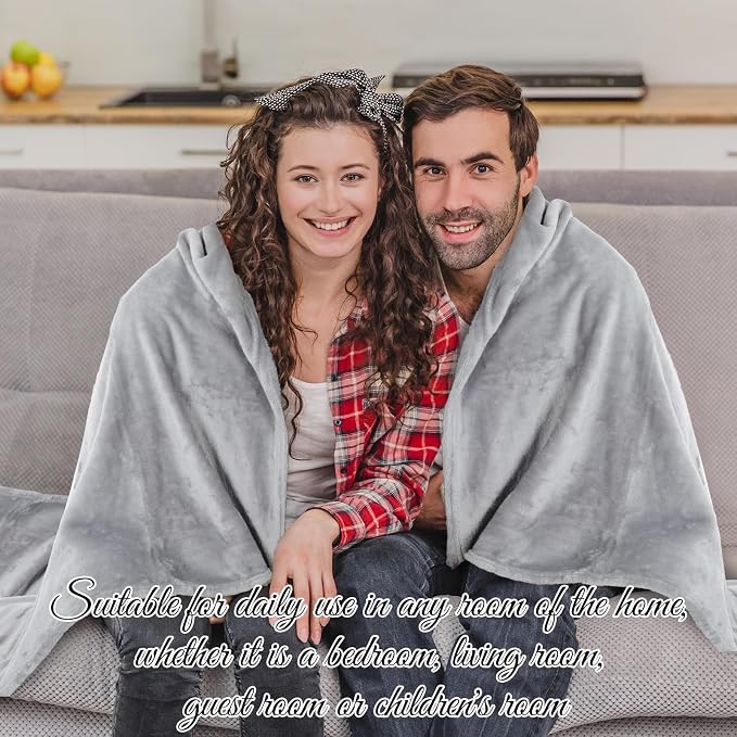 16 Pcs Flannel Fleece Throw Blanket Bulk 50 x 60 in Soft Fleece Throw Blankets Coral Bed Sofa Bulk Color Winter Warm Pet Blanket for Home Office Wedding Season Gift Homeless Donation (Bright Colors) - Image 7