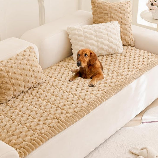 Pet Couch Cover Washable Sofa Protector Covers for Dogs Non Slip Dog Mat | Thick Flannel & Anti-Slip Backing, Protects Furniture from Pet Hair, Dirt and Messes, Fits Leather & Fabric Sofa and Loveseat by Mivnue