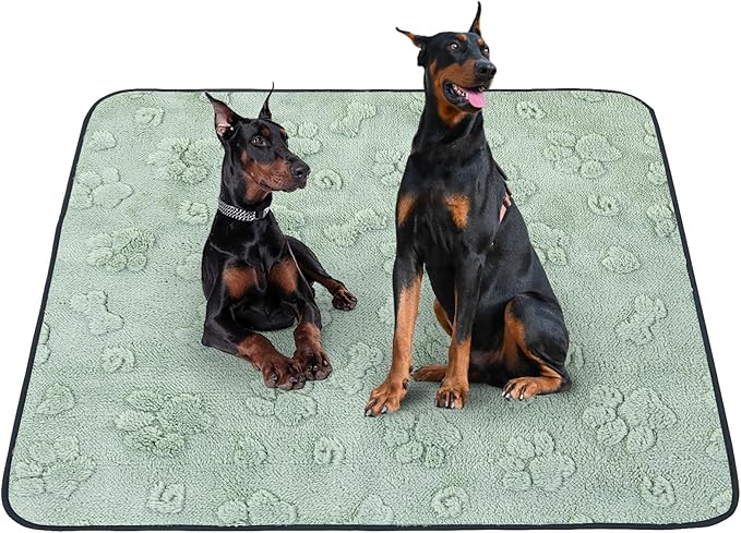 LOOBANI Washable Pee Pads for Dogs, 72"x72" Extra Large Puppy Mat, 1 Pack | Reusable, Super Absorbent, Waterproof, Leakproof, Non Slip, Soft, For Whelping, Potty Training, Playpen, Beds, Couches by LOOBANI