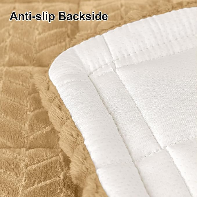 Smiry Couch Cover for Dogs, Non Slip Fuzzy Pet Sofa Covers Washable | Sofa Slipcovers for 3 Cushion Couch, Soft Thick Furniture Protector for Cats Dogs, Against Fur, Dirt, Scratch (35.4"x70.9") - Image 6