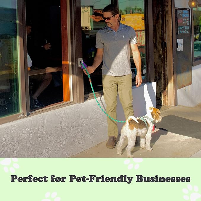 Canine Hitch- Secure Dog Leash Parking Mounted Indoor – Outdoor Wall Hook - Tie Out Stainless Steel Practical Lead Management for Home & Business, Ultimate Strength 6 Packs - Image 5