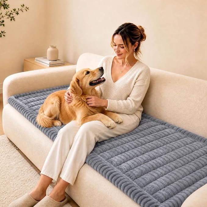 Couch Cover for Dogs, Sofa Cushion Cover, Pet Furniture Protector, Washable | Washable, Non Slip, Soft, Stretch Furniture Protector, Scratch Resistant, Pet Sofa Cushion Cover - Image 2