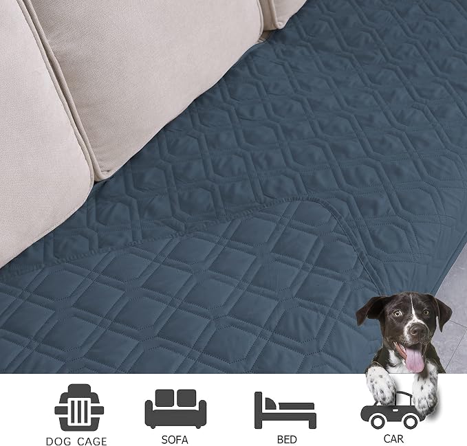 Ameritex Waterproof Blanket Reversible Dog Bed Cover Pet Blanket for Furniture Bed Couch Sofa - Image 4