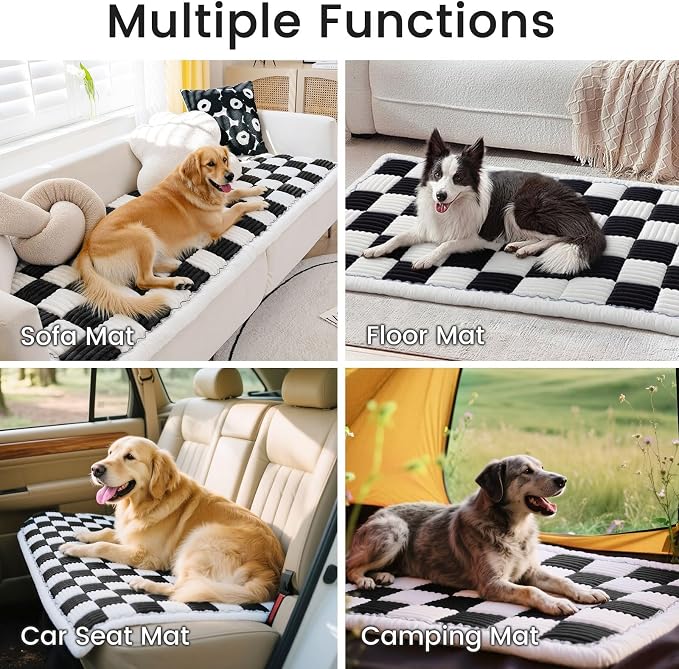 LiveGo Couch Cover for Dogs Washable, Sofa Cover Protector, Couch Covers for 3 Cushion Couch Sofa Pet Friendly, Soft, Non Slip (Black, 70x210 cm / 27.6x82.7 in) - Image 2