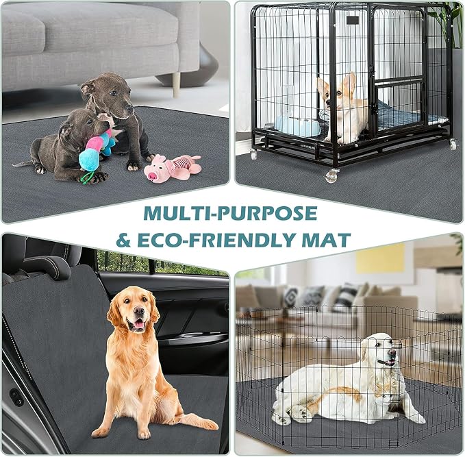 INVENHO Washable Pee Pads for Dogs 60"x48" Reusable Dog Pads Large Upgrade Non-Slip Dog Pee Pads Heavy Absorbency Puppy Pee Pads Quick Dry Whelping Pads/Waterproof Puppy Training Pad - Image 7
