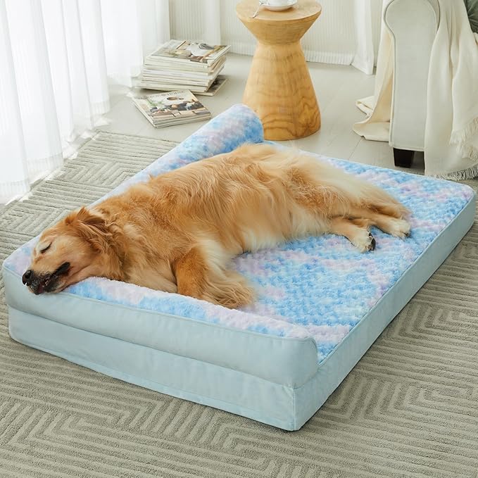 BFPETHOME Orthopedic Dog Beds for Large Dogs-Waterproof Sofa Dog Bed with Removable Washable Cover, Large Pet Bed with Waterproof Lining and Nonskid Bottom,Pet Bed for Dogs by BFPETHOME