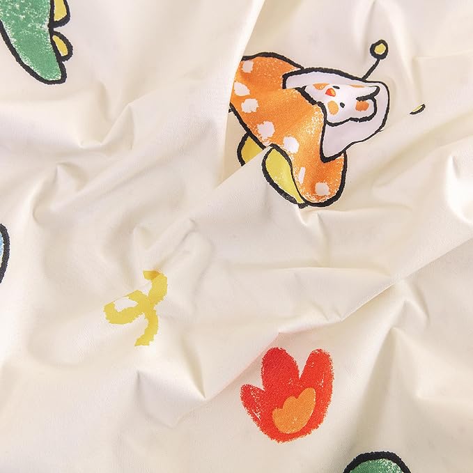 WenBags Waterproof Dog Bed Cover 70 * 78 Inches Throw Size,Pet Hair Resistant Reversible Couch Cover Mattress Protector,Leakproof Bed Liner/Sheet/Blanket for Adults Elderly Pets,Cute Dinosaurs - Image 7