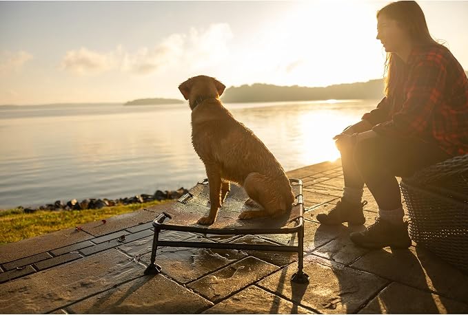 Momarsh Home Cot Breeze Elevated Pet Bed | Non Slip Feet with Breathable Mesh | Portable Dog Cot | Hot Spot Reducing | All in One Large Dog Bed for Indoor and Outdoor Use - Image 9