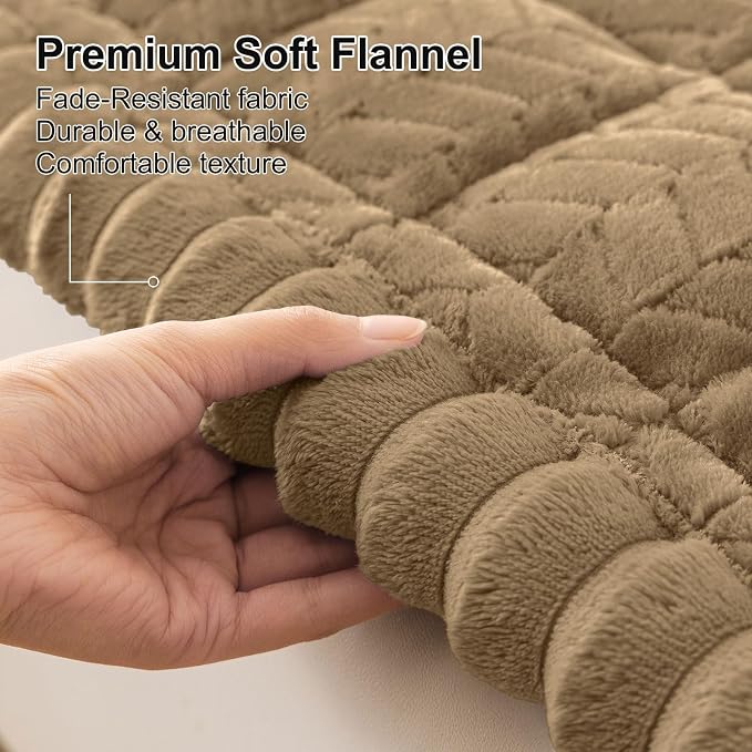 Smiry Couch Cover for Dogs, Non Slip Fuzzy Pet Sofa Covers Washable | Sofa Slipcovers for 3 Cushion Couch, Soft Thick Furniture Protector for Cats Dogs, Against Fur, Dirt, Scratch (35.4"x82.7") - Image 2