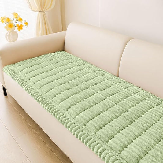 hyha Couch Cover for Dogs, Washable Non Slip Plush Flannel Sofa Protector | Thick Flannel, Silicone Anti-Slip Backing, Pet Hair & Scratch Protection, Fits Sofa & Loveseat (27.6" x 47") by hyha