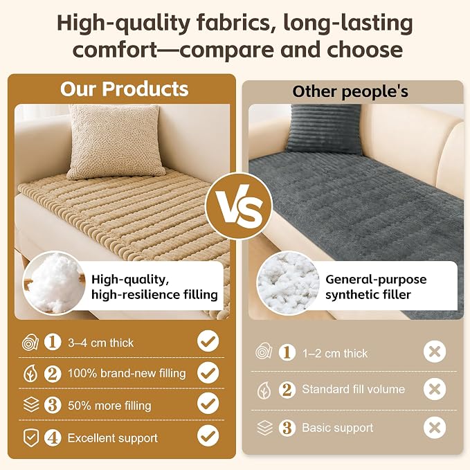 Couch Cover for Dogs, Sofa Cushion Cover, Pet Furniture Protector, Washable | Washable, Non Slip, Soft, Stretch Furniture Protector, Scratch Resistant, Pet Sofa Cushion Cover - Image 8