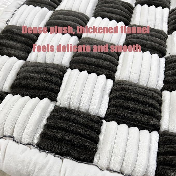 LiveGo Couch Cover for Dogs Washable, Sofa Cover Protector, Couch Covers for 3 Cushion Couch Sofa Pet Friendly, Soft, Non Slip (Black, 45x45 cm/17.7x17.7 in) - Image 4