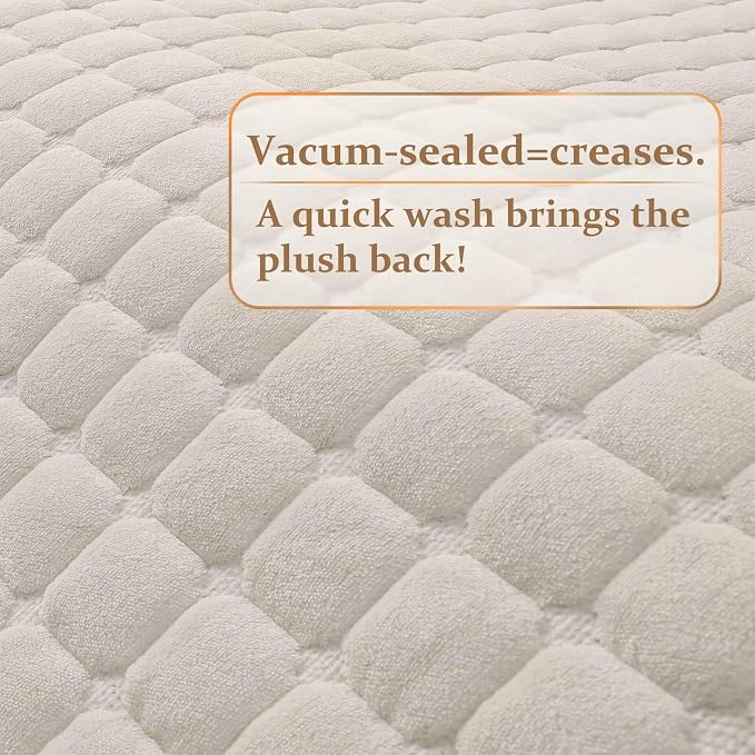 Plush Couch Cover for Dogs Washable, Non Slip Sofa Covers for Pets, Sectional Cushion Protector for 3-4 Cushion L Shape Sofa (36"x94", White) - Image 4