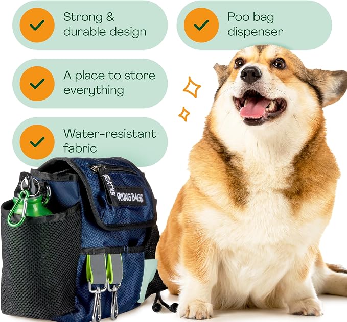 | The Original Dog Walking Bag | As Seen On Dragons’ Den | Lightweight & Practical Design | Carry Dog Toys, Dog Treats, Poop Bags & More With Ease | Extendable Shoulder Strap & Waistband - Image 3