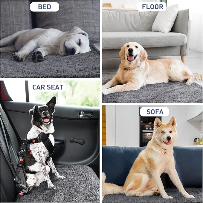 Kritter Planet Waterproof Reversible Pet Blanket for Small Dogs | 30 x 50 Inch, Washable Pet Protector for Sofa, Couch, Crates and Car Seats, Guards Against Fur, Dirt and Everyday Spills - Image 6