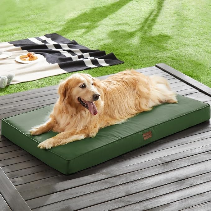 BFPETHOME Outdoor Waterproof Dog Bed for Large Dogs, Washable Cover, 30" | Outdoor & Indoor Use, Waterproof, For Medium, Large, Extra Large Dogs, Orthopedic, Egg Crate Foam, Up to 35 lbs - Image 2