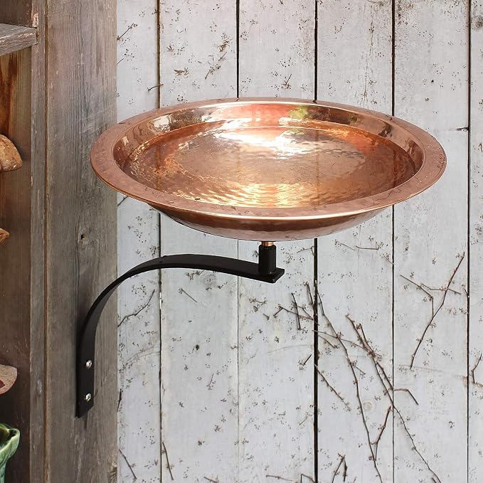 Achla Designs Burnt Copper Birdbath Bowl - Image 9