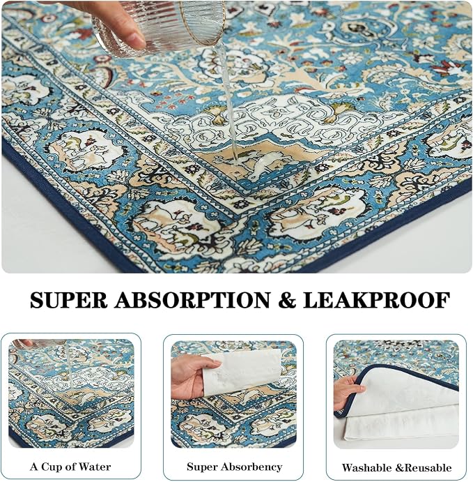 Qeils Washable Pee Pads for Dogs, Reusable Puppy Pads 36"x 36" 2 Pack | Leak-Proof, Super Absorbent Potty Training Pads With Non-Slip Backing For Crates, Floor, Playpen, Whelping & Furniture - Image 2