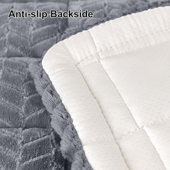 Smiry Couch Cover for Dogs, Non Slip Fuzzy Pet Sofa Covers Washable | Sofa Slipcovers for Sectional Couch, Soft Thick Furniture Protector for Cats Dogs, Against Fur, Dirt, Scratch (43"x63") - Image 6