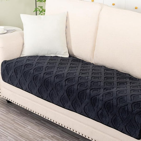 KRFOONN Couch Cover for Dogs Non Slip Washable Plush Sofa Protector, 03 | Pet Sofa Slipcovers for 3 Cushion Couch, Scratch Resistant, Boho Pet Covers for Couches & Sofas (35.5" x 71") by KRFOONN